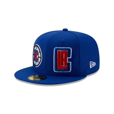 Los Angeles Clippers Gorra | New Era NBA Double Hit 59fifty Fitted Cap Mexico - Azules